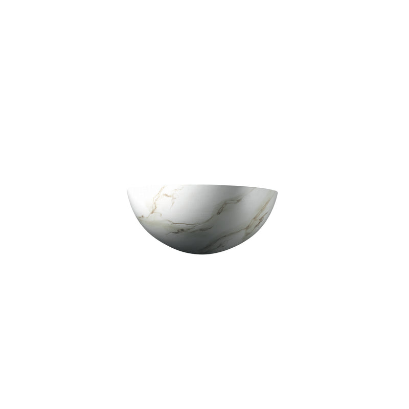 Justice Designs CER-1300-STOC-LED1-1000 LED Lantern, Carrara Marble
