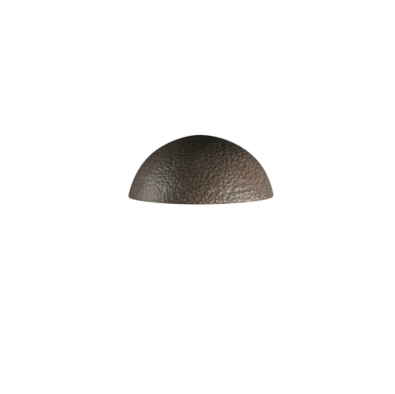 Justice Designs CER-1300W-HMIR-LED1-1000 LED Lantern, Hammered Iron