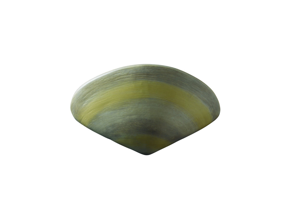 Justice Designs CER-3710-SEAC-LED1-1000 LED Wall Sconce, Clam Shell