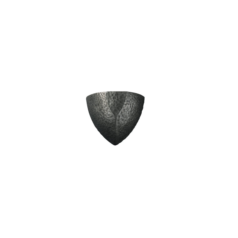 Justice Designs CER-5800-HMPW-LED1-1000 LED Wall Sconce, Hammered Pewter