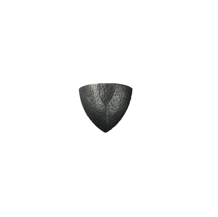Justice Designs CER-5800-HMPW-LED1-1000 LED Wall Sconce, Hammered Pewter