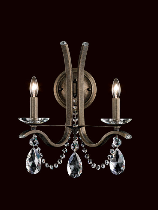 Schonbek VA8332N-59H Two Light Wall Sconce, Ferro Black