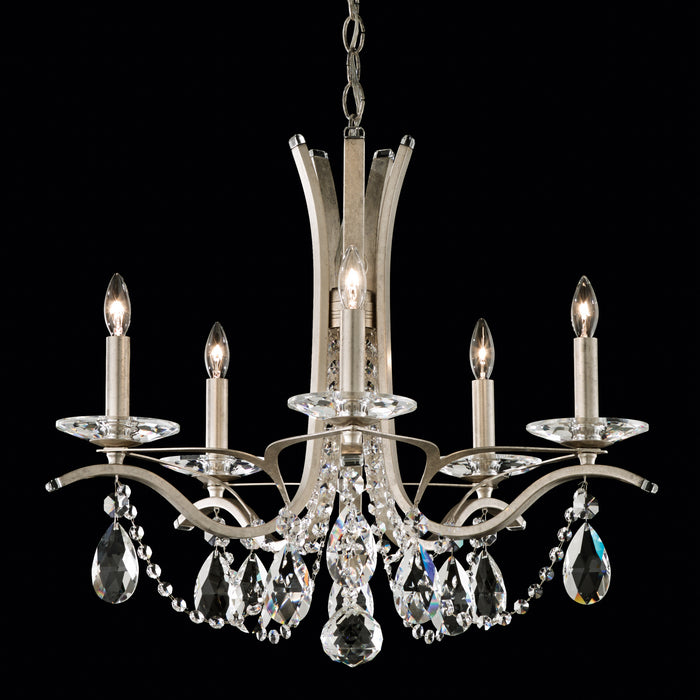Schonbek VA8355N-51R Five Light Chandelier, Black