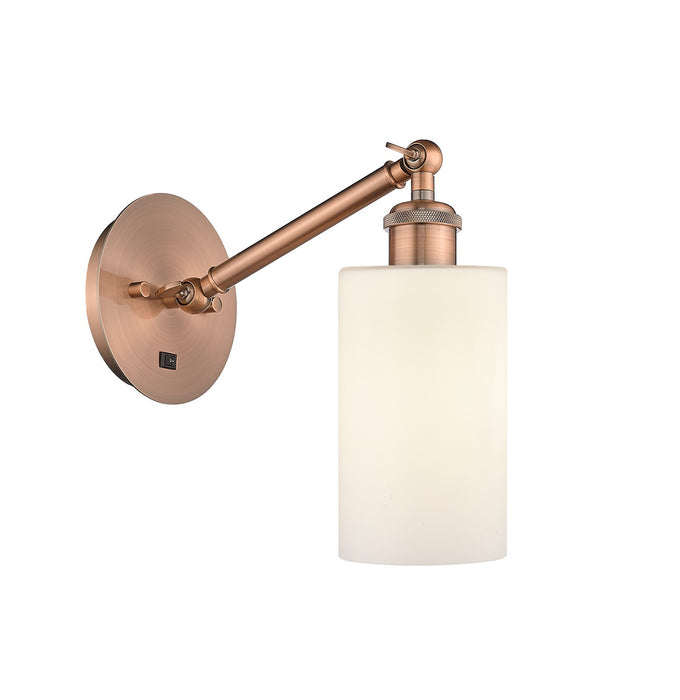 Innovations 317-1W-AC-G801-LED LED Wall Sconce, Antique Copper