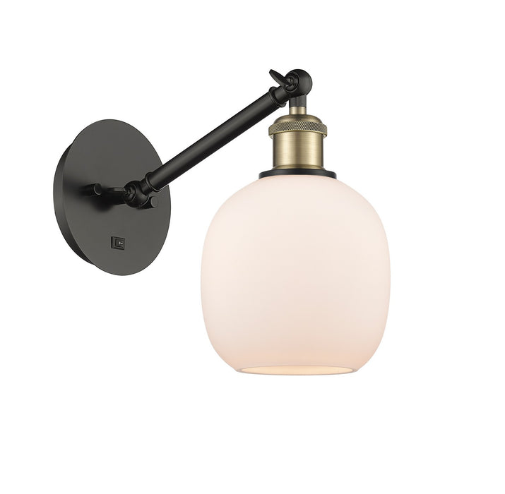 Innovations 317-1W-BAB-G101-LED LED Wall Sconce, Black Antique Brass