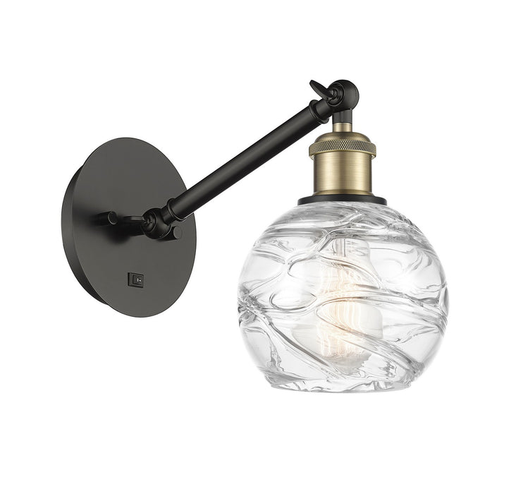Innovations 317-1W-BAB-G1213-6-LED LED Wall Sconce, Black Antique Brass