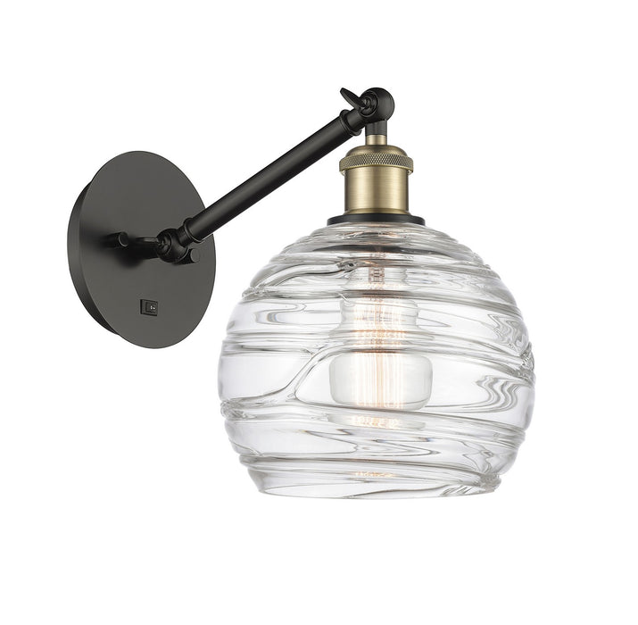 Innovations 317-1W-BAB-G1213-8-LED LED Wall Sconce, Black Antique Brass