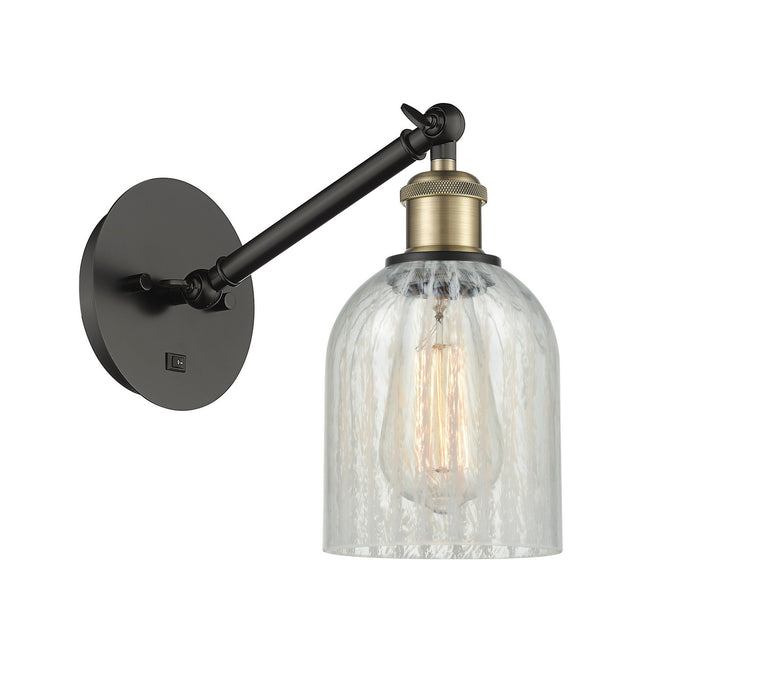 Innovations 317-1W-BAB-G2511 One Light Wall Sconce, Black Antique Brass