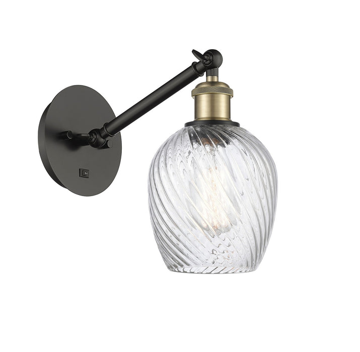 Innovations 317-1W-BAB-G292 One Light Wall Sconce, Black Antique Brass
