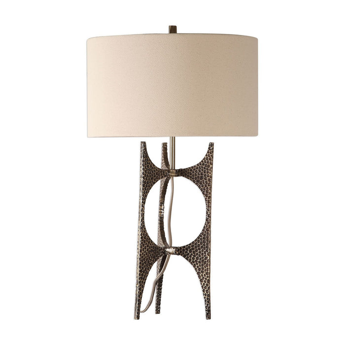 Uttermost 27864 One Light Table Lamp, Antique Golden Bronze