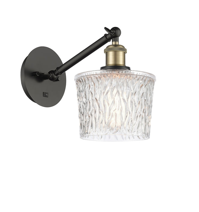 Innovations 317-1W-BAB-G402 One Light Wall Sconce, Black Antique Brass