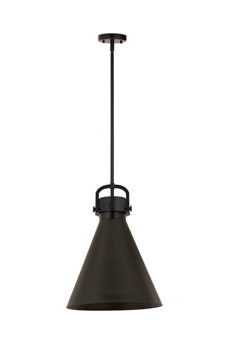 Innovations 410-1SL-BK-M411-16BK One Light Pendant, Matte Black