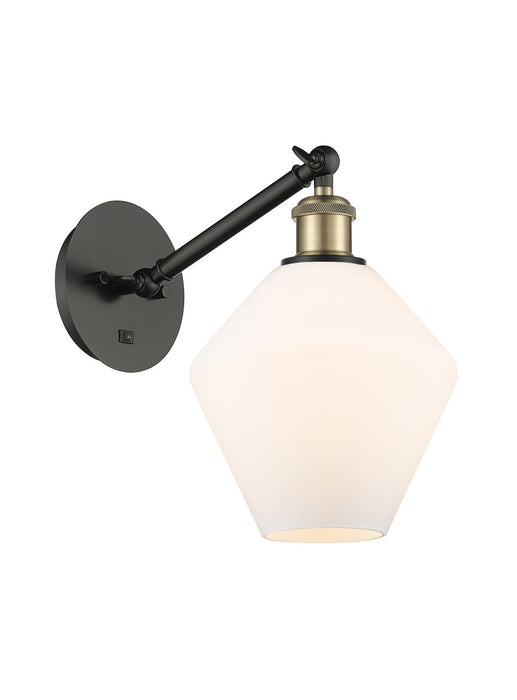 Innovations 317-1W-BAB-G651-8 One Light Wall Sconce, Black Antique Brass