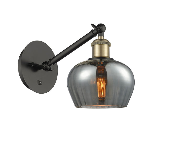Innovations 317-1W-BAB-G93 One Light Wall Sconce, Black Antique Brass