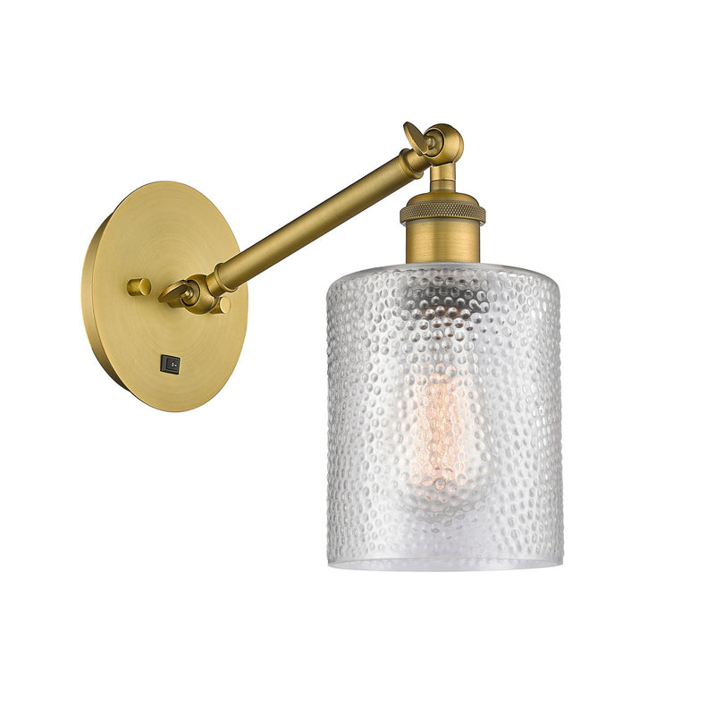 Innovations 317-1W-BB-G112 One Light Wall Sconce, Brushed Brass