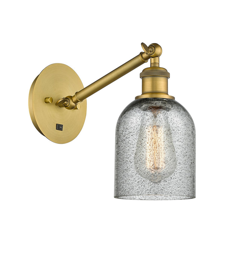 Innovations 317-1W-BB-G257 One Light Wall Sconce, Brushed Brass