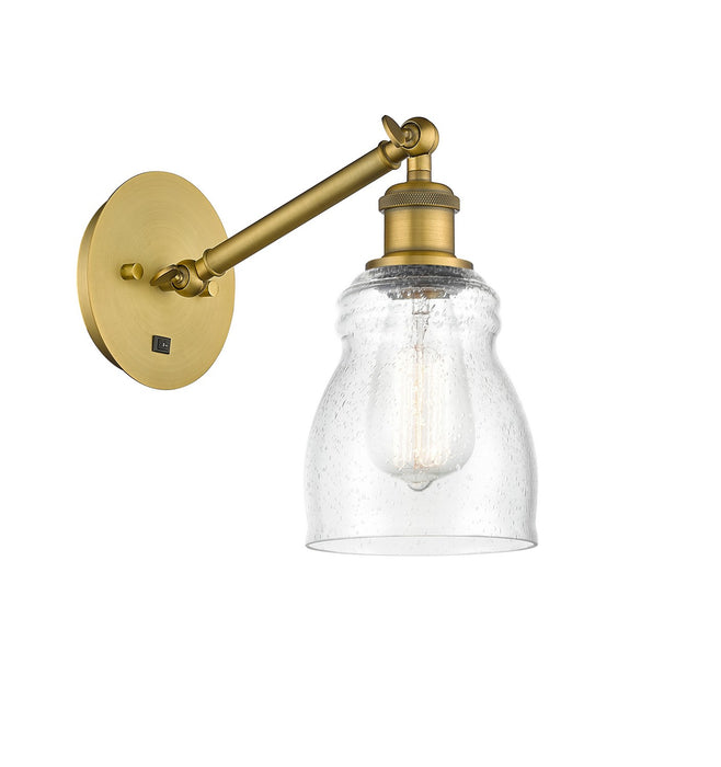 Innovations 317-1W-BB-G394 One Light Wall Sconce, Brushed Brass