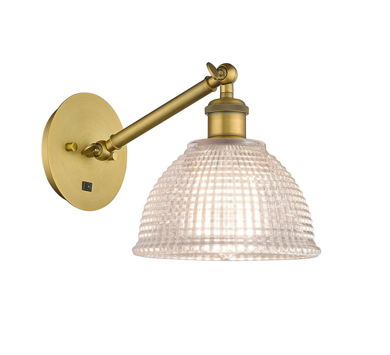 Innovations 317-1W-BB-G422 One Light Wall Sconce, Brushed Brass