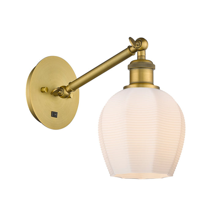 Innovations 317-1W-BB-G461-6-LED LED Wall Sconce, Brushed Brass