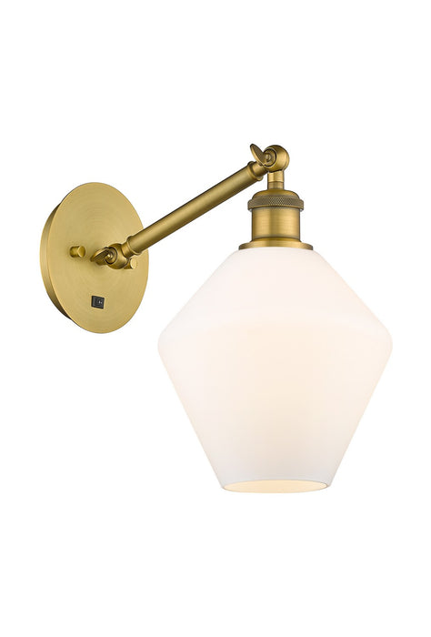 Innovations 317-1W-BB-G651-8-LED LED Wall Sconce, Brushed Brass