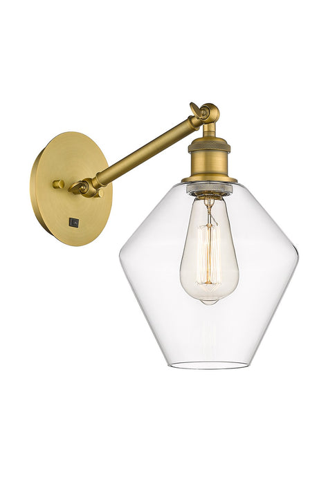 Innovations 317-1W-BB-G652-8 One Light Wall Sconce, Brushed Brass