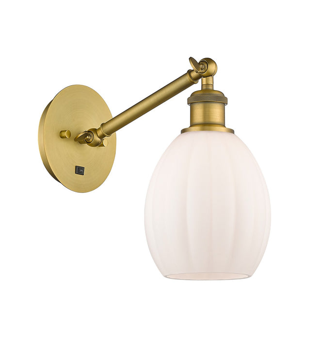 Innovations 317-1W-BB-G81 One Light Wall Sconce, Brushed Brass