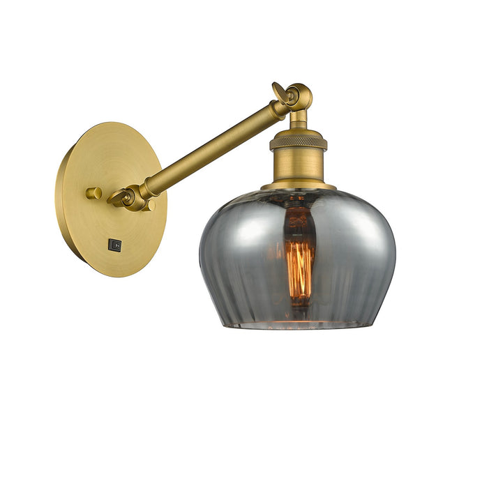 Innovations 317-1W-BB-G93 One Light Wall Sconce, Brushed Brass