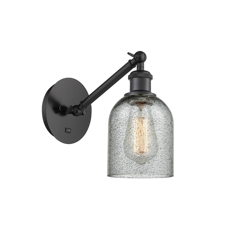 Innovations 317-1W-BK-G257-LED LED Wall Sconce, Matte Black