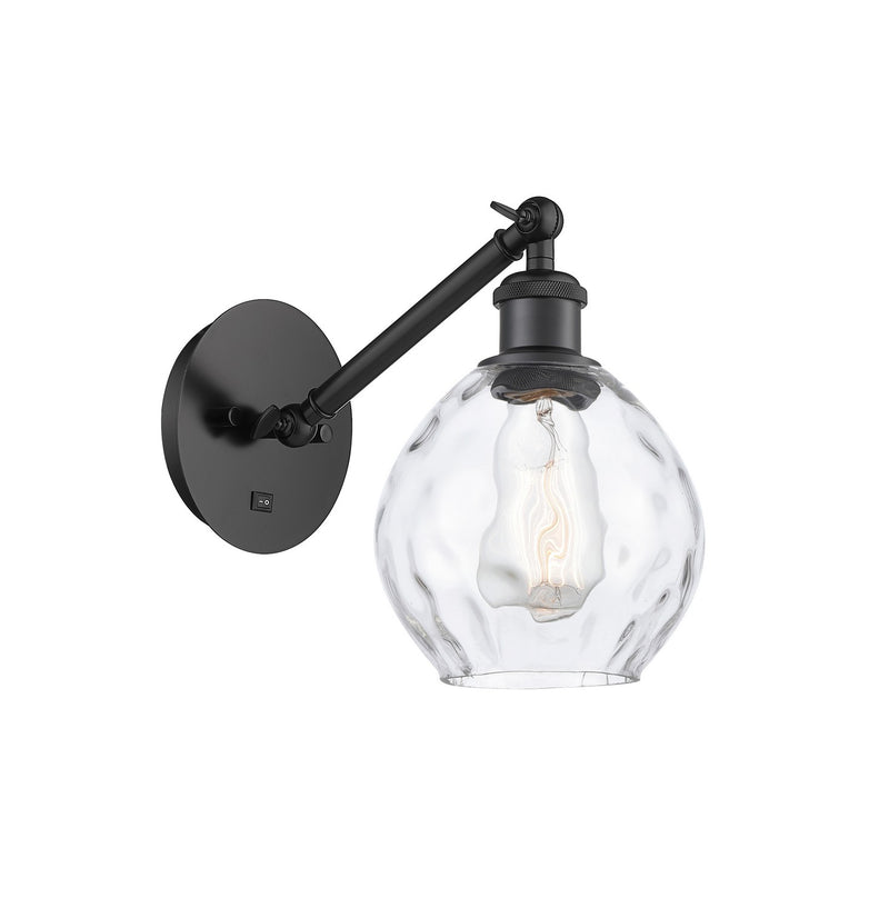Innovations 317-1W-BK-G362-LED LED Wall Sconce, Matte Black