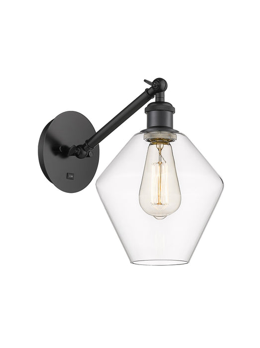 Innovations 317-1W-BK-G652-8-LED LED Wall Sconce, Matte Black