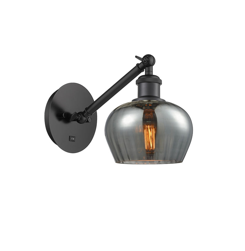 Innovations 317-1W-BK-G93-LED LED Wall Sconce, Matte Black