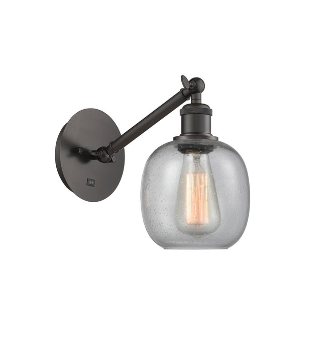Innovations 317-1W-OB-G104 One Light Wall Sconce, Oil Rubbed Bronze