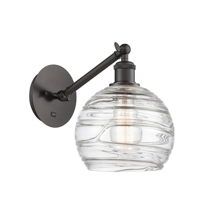 Innovations 317-1W-OB-G1213-8 One Light Wall Sconce, Oil Rubbed Bronze