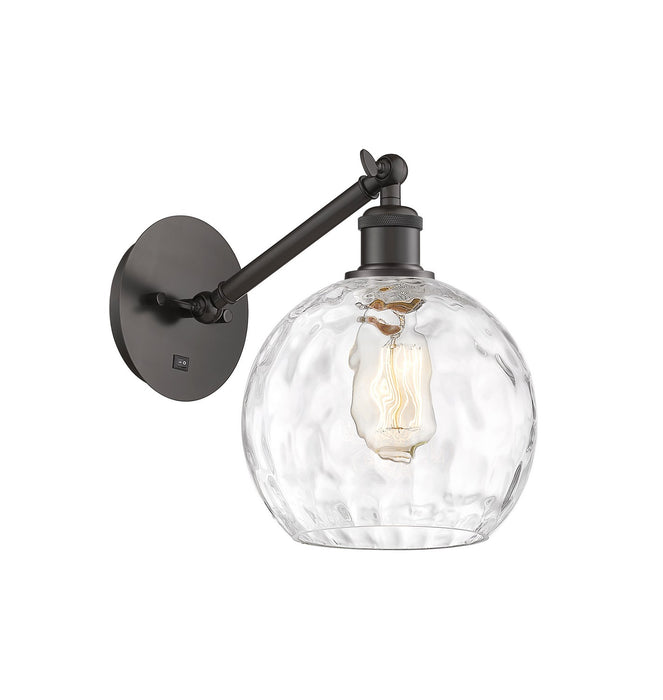 Innovations 317-1W-OB-G1215-8 One Light Wall Sconce, Oil Rubbed Bronze