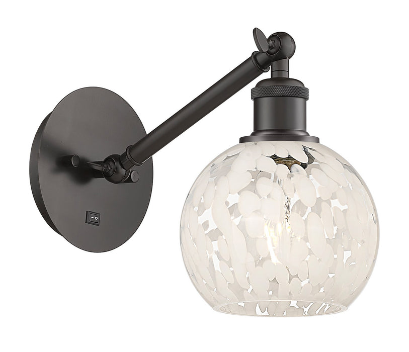 Innovations 317-1W-OB-G1216-6WM LED Wall Sconce, Oil Rubbed Bronze