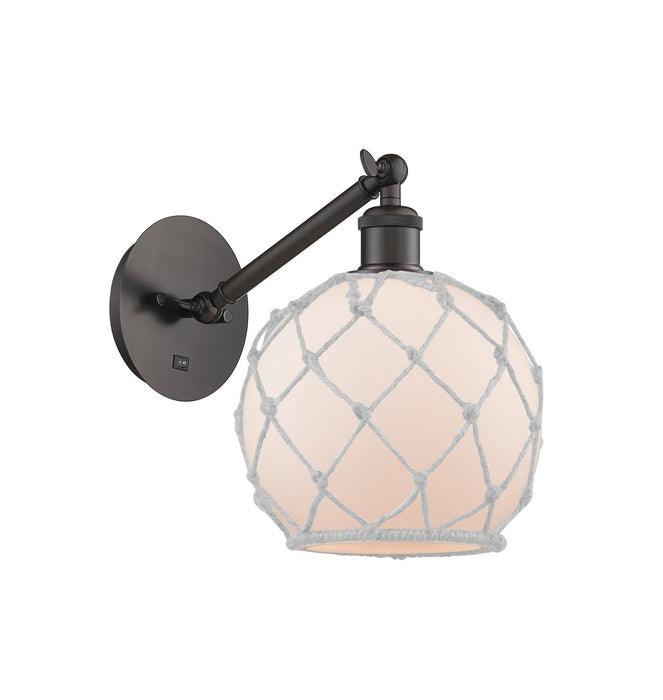 Innovations 317-1W-OB-G121-8RW-LED LED Wall Sconce, Oil Rubbed Bronze
