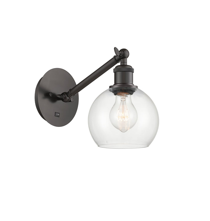 Innovations 317-1W-OB-G122-6 One Light Wall Sconce, Oil Rubbed Bronze