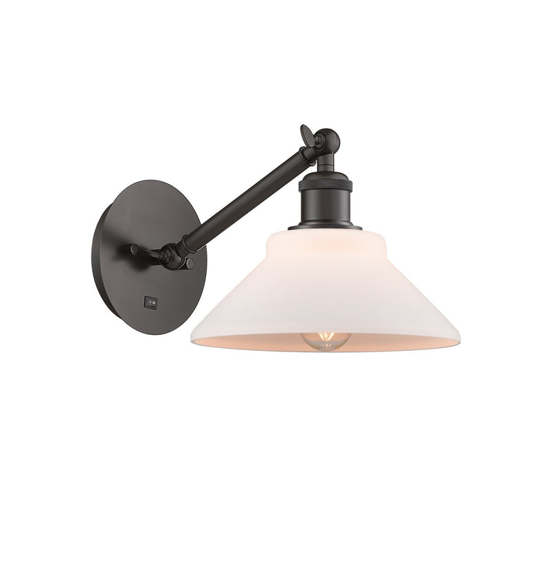 Innovations 317-1W-OB-G131 One Light Wall Sconce, Oil Rubbed Bronze