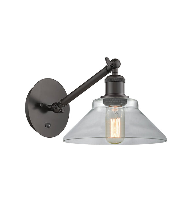 Innovations 317-1W-OB-G132 One Light Wall Sconce, Oil Rubbed Bronze