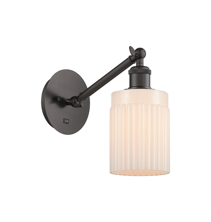 Innovations 317-1W-OB-G341 One Light Wall Sconce, Oil Rubbed Bronze