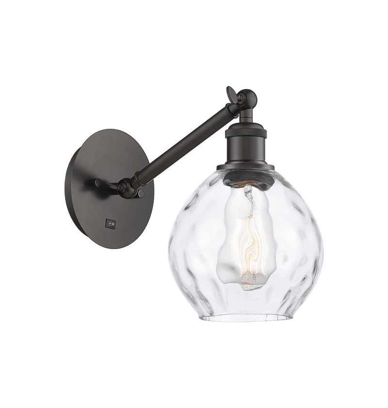 Innovations 317-1W-OB-G362 One Light Wall Sconce, Oil Rubbed Bronze
