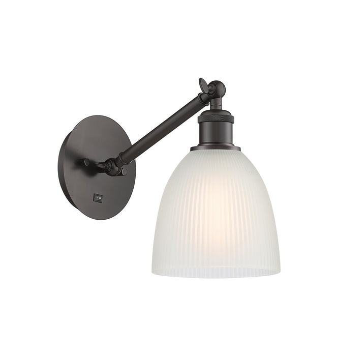 Innovations 317-1W-OB-G381 One Light Wall Sconce, Oil Rubbed Bronze