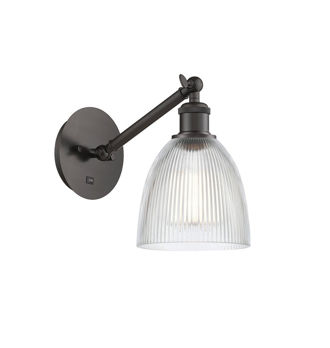 Innovations 317-1W-OB-G382-LED LED Wall Sconce, Oil Rubbed Bronze