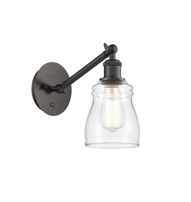 Innovations 317-1W-OB-G392 One Light Wall Sconce, Oil Rubbed Bronze