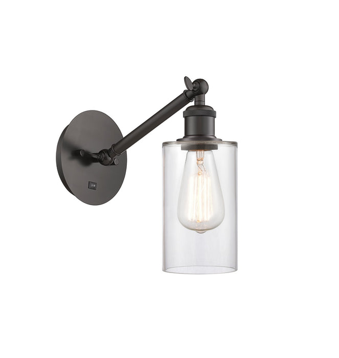 Innovations 317-1W-OB-G802 One Light Wall Sconce, Oil Rubbed Bronze
