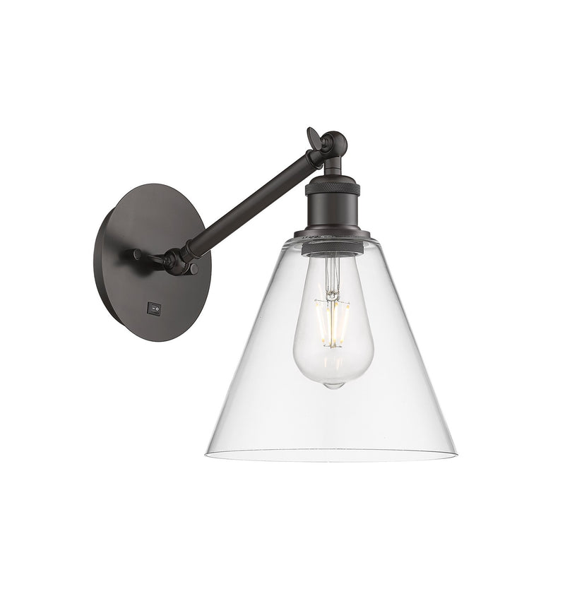 Innovations 317-1W-OB-GBC-82 One Light Wall Sconce, Oil Rubbed Bronze