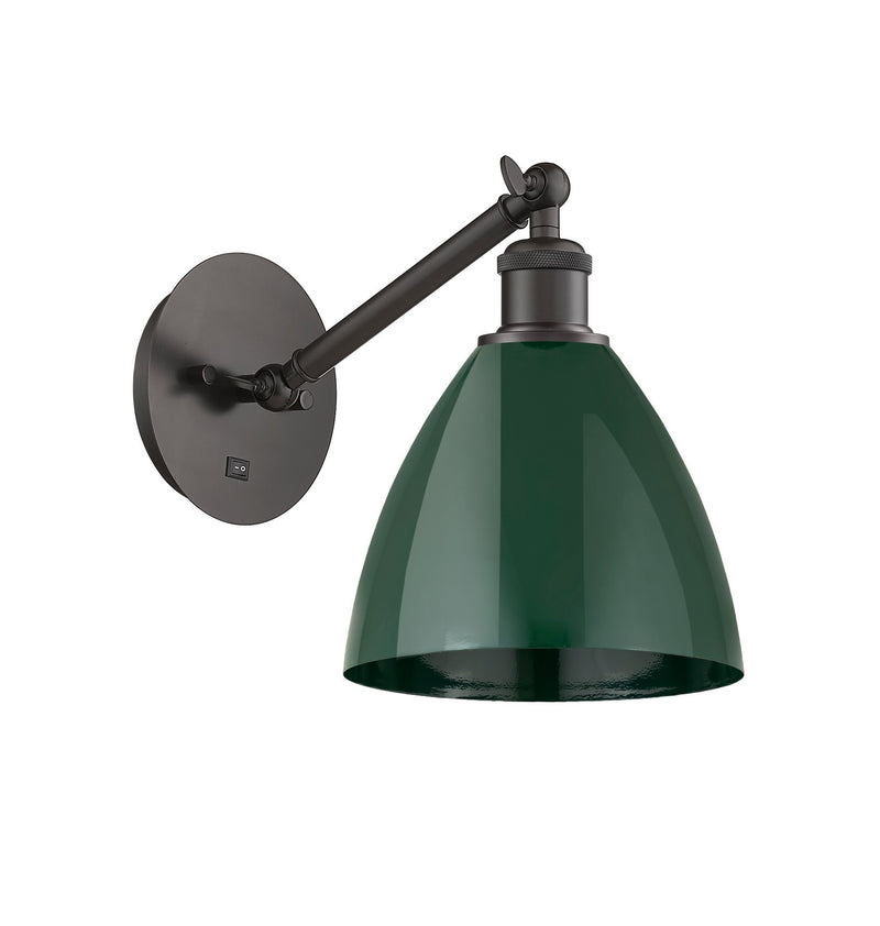 Innovations 317-1W-OB-MBD-75-GR One Light Wall Sconce, Oil Rubbed Bronze
