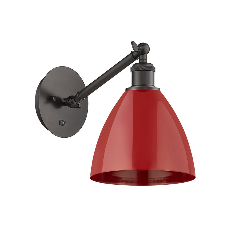 Innovations 317-1W-OB-MBD-75-RD One Light Wall Sconce, Oil Rubbed Bronze