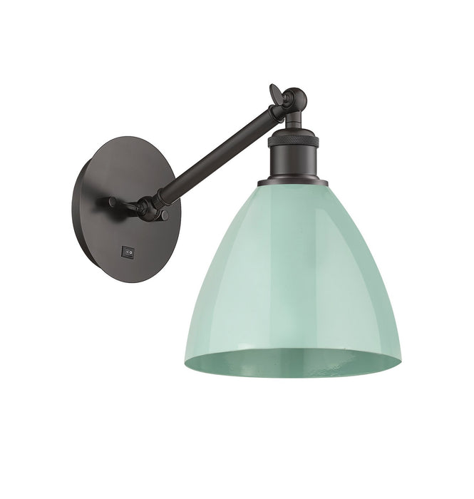 Innovations 317-1W-OB-MBD-75-SF-LED LED Wall Sconce, Oil Rubbed Bronze