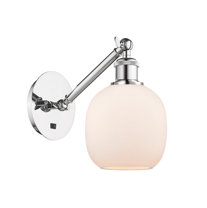 Innovations 317-1W-PC-G101 One Light Wall Sconce, Polished Chrome